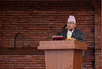  जनताद्वारा अभिव्यक्त राष्ट्र निर्माणको दायित्व पूरा गर्न राष्ट्रपतिको आह्वान 